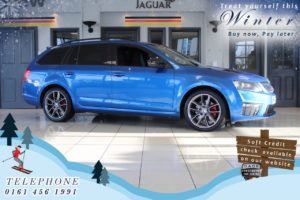 Used 2016 BLUE SKODA OCTAVIA Estate 2.0 VRS TDI 5d 181 BHP (reg. 2016-05-27) for sale in Bredbury