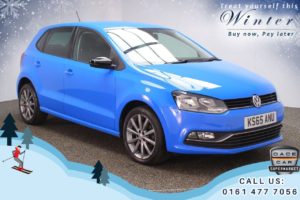 Used 2016 BLUE VOLKSWAGEN POLO Hatchback 1.2 SE DESIGN TSI 5d 90 BHP (reg. 2016-01-01) for sale in Oldham