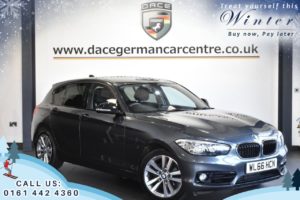 Used 2016 GREY BMW 1 SERIES Hatchback 1.5 118I SPORT 5d AUTO 134 BHP (reg. 2016-09-25) for sale in Worsley