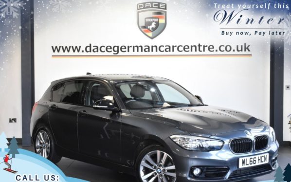 Used 2016 GREY BMW 1 SERIES Hatchback 1.5 118I SPORT 5d AUTO 134 BHP (reg. 2016-09-25) for sale in Worsley