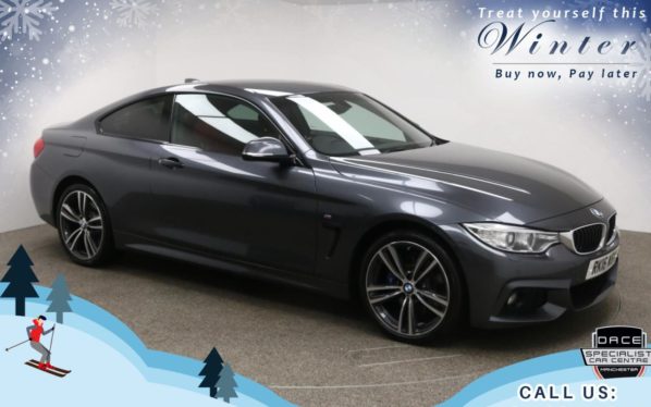 Used 2016 GREY BMW 4 SERIES Coupe 2.0 420D XDRIVE M SPORT 2d AUTO 188 BHP (reg. 2016-03-07) for sale in Bury