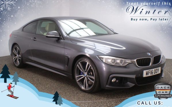 Used 2016 GREY BMW 4 SERIES Coupe 3.0 440I M SPORT 2d AUTO 322 BHP (reg. 2016-06-20) for sale in Oldham