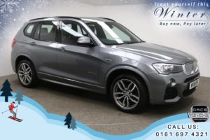 Used 2016 GREY BMW X3 4x4 3.0 XDRIVE30D M SPORT 5d AUTO 255 BHP (reg. 2016-03-14) for sale in Bury