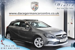 Used 2016 GREY MERCEDES-BENZ A-CLASS Hatchback 1.6 A 180 SPORT PREMIUM PLUS 5DR AUTO 121 BHP (reg. 2016-10-06) for sale in Worsley