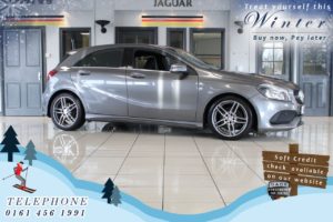 Used 2016 GREY MERCEDES-BENZ A-CLASS Hatchback 2.1 A 200 D AMG LINE 5d 134 BHP (reg. 2016-05-31) for sale in Bredbury