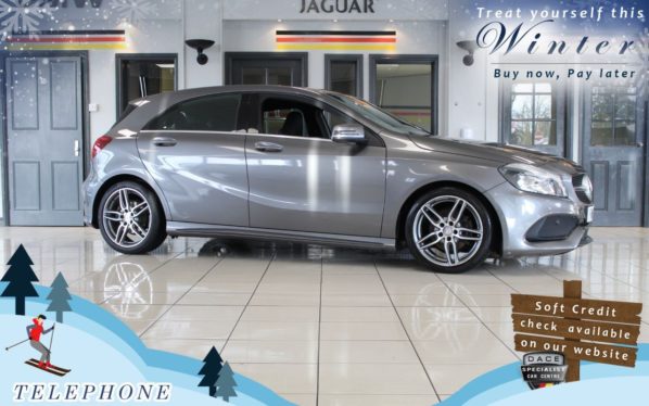Used 2016 GREY MERCEDES-BENZ A-CLASS Hatchback 2.1 A 200 D AMG LINE 5d 134 BHP (reg. 2016-05-31) for sale in Bredbury