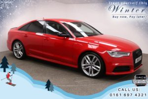 Used 2016 RED AUDI A6 Saloon 3.0 TDI QUATTRO BLACK EDITION 4d AUTO 315 BHP (reg. 2016-04-19) for sale in Bury