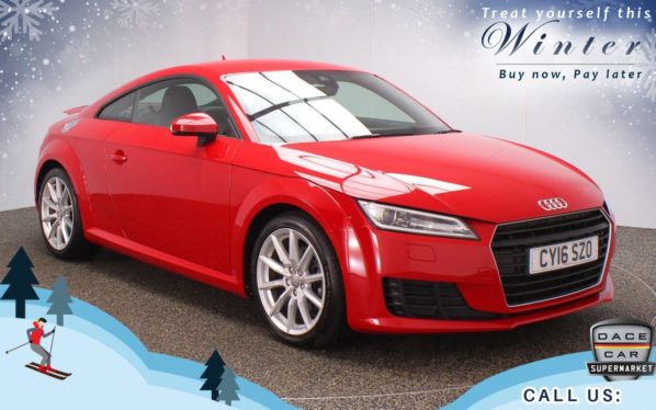 Used 2016 RED AUDI TT Coupe 2.0 TFSI SPORT 2d AUTO 227 BHP (reg. 2016-05-27) for sale in Oldham
