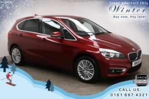 Used 2016 RED BMW 2 SERIES ACTIVE TOURER MPV 1.5 218I LUXURY ACTIVE TOURER 5d 134 BHP (reg. 2016-02-27) for sale in Bury
