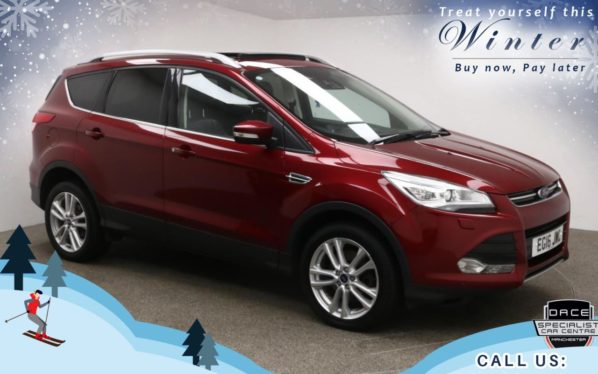 Used 2016 RED FORD KUGA Hatchback 2.0 TITANIUM X SPORT TDCI 5d 177 BHP (reg. 2016-07-31) for sale in Bury
