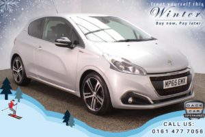 Used 2016 SILVER PEUGEOT 208 Hatchback 1.6 BLUE HDI S/S GT LINE 3d 120 BHP FREE 1 YEAR WARRANTY (reg. 2016-01-29) for sale in Oldham