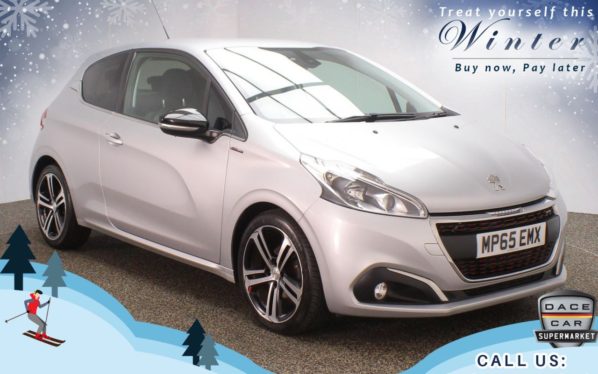 Used 2016 SILVER PEUGEOT 208 Hatchback 1.6 BLUE HDI S/S GT LINE 3d 120 BHP FREE 1 YEAR WARRANTY (reg. 2016-01-29) for sale in Oldham
