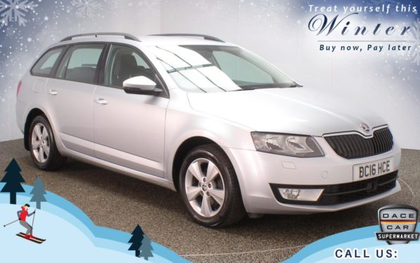 Used 2016 SILVER SKODA OCTAVIA Estate 1.6 SE L TDI DSG 5d AUTO 109 BHP (reg. 2016-07-28) for sale in Oldham