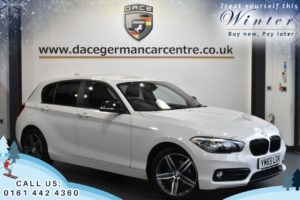 Used 2016 WHITE BMW 1 SERIES Hatchback 1.5 116D SPORT 5DR 114 BHP (reg. 2016-01-23) for sale in Worsley