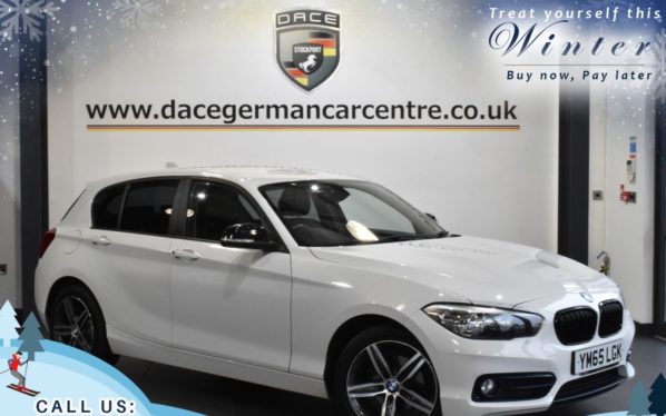 Used 2016 WHITE BMW 1 SERIES Hatchback 1.5 116D SPORT 5DR 114 BHP (reg. 2016-01-23) for sale in Worsley