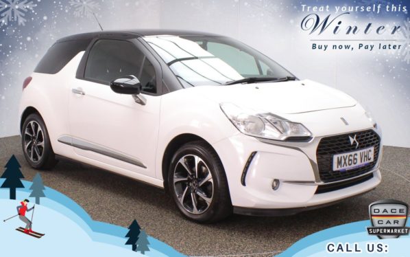 Used 2016 WHITE DS DS 3 Hatchback 1.2 PURETECH ELEGANCE S/S 3d 109 BHP (reg. 2016-09-08) for sale in Oldham