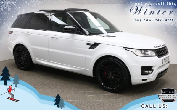Used 2016 WHITE LAND ROVER RANGE ROVER SPORT 4x4 3.0 SDV6 HSE 5d AUTO 306 BHP (reg. 2016-01-01) for sale in Bury