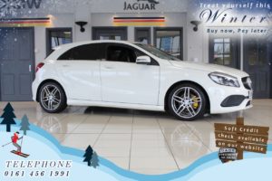 Used 2016 WHITE MERCEDES-BENZ A-CLASS Hatchback 1.5 A 180 D AMG LINE PREMIUM 5d 107 BHP (reg. 2016-05-11) for sale in Bredbury