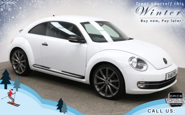 Used 2016 WHITE VOLKSWAGEN BEETLE Hatchback 2.0 SPORT TDI BLUEMOTION TECHNOLOGY 3d 148 BHP (reg. 2016-07-15) for sale in Bury