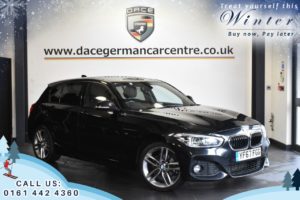 Used 2017 BLACK BMW 1 SERIES Hatchback 1.5 116D M SPORT 5d AUTO 114 BHP (reg. 2017-12-15) for sale in Worsley