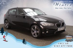 Used 2017 BLACK BMW 1 SERIES Hatchback 1.5 116D SPORT 5d 114 BHP (reg. 2017-10-10) for sale in Oldham