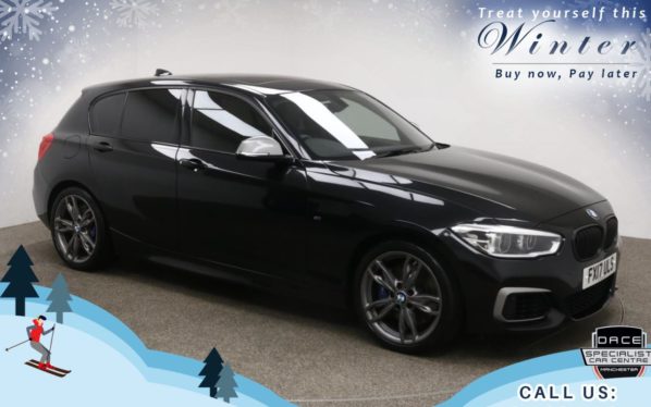 Used 2017 BLACK BMW 1 SERIES Hatchback 3.0 M140I 5d AUTO 335 BHP (reg. 2017-03-15) for sale in Bury