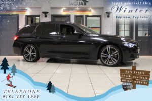 Used 2017 BLACK BMW 3 SERIES Estate 2.0 320D XDRIVE M SPORT TOURING 5d AUTO 188 BHP (reg. 2017-09-28) for sale in Bredbury