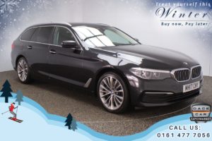 Used 2017 BLACK BMW 5 SERIES Estate 3.0 530D XDRIVE SE TOURING 5d AUTO 261 BHP (reg. 2017-08-31) for sale in Oldham