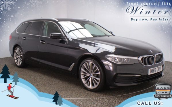 Used 2017 BLACK BMW 5 SERIES Estate 3.0 530D XDRIVE SE TOURING 5d AUTO 261 BHP (reg. 2017-08-31) for sale in Oldham