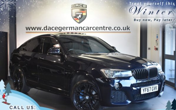 Used 2017 BLACK BMW X4 4x4 2.0 XDRIVE20D M SPORT 4DR AUTO 188 BHP (reg. 2017-11-28) for sale in Worsley