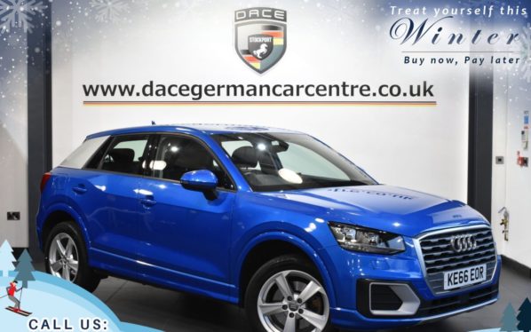 Used 2017 BLUE AUDI Q2 Estate 1.4 TFSI SPORT 5DR AUTO 148 BHP (reg. 2017-02-25) for sale in Worsley