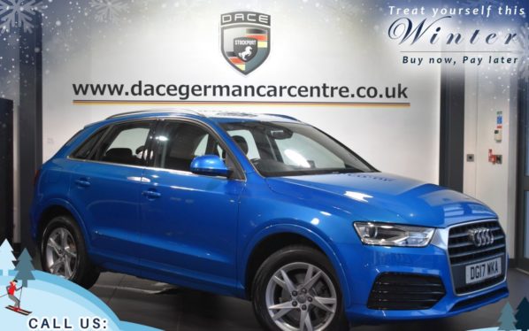 Used 2017 BLUE AUDI Q3 4x4 1.4 TFSI SPORT 5DR 148 BHP (reg. 2017-03-03) for sale in Worsley