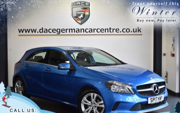 Used 2017 BLUE MERCEDES-BENZ A-CLASS Hatchback 1.5 A 180 D SPORT 5DR 107 BHP (reg. 2017-03-14) for sale in Worsley