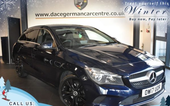 Used 2017 BLUE MERCEDES-BENZ CLA Estate 2.1 CLA 200 D SPORT 5DR AUTO 134 BHP (reg. 2017-08-01) for sale in Worsley