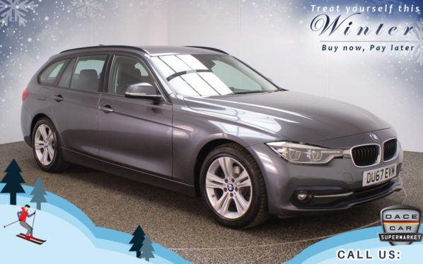 Used 2017 GREY BMW 3 SERIES Estate 2.0 320D ED SPORT TOURING 5d 161 BHP (reg. 2017-09-04) for sale in Oldham