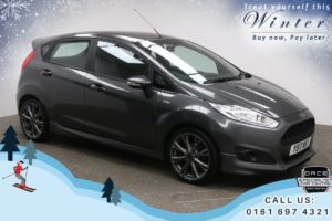 Used 2017 GREY FORD FIESTA Hatchback 1.5 ST-LINE TDCI 5d 94 BHP (reg. 2017-05-31) for sale in Bury