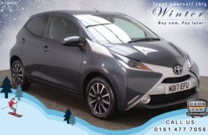 Used 2017 GREY TOYOTA AYGO Hatchback 1.0 VVT-I X-STYLE 5d 69 BHP (reg. 2017-07-31) for sale in Oldham