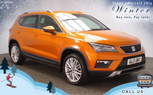 Used 2017 ORANGE SEAT ATECA Hatchback 1.4 ECOTSI XCELLENCE 5d 148 BHP (reg. 2017-05-19) for sale in Oldham