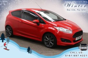 Used 2017 RED FORD FIESTA Hatchback 1.0 ST-LINE 3d 139 BHP (reg. 2017-03-03) for sale in Bury