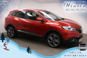 Used 2017 RED RENAULT KADJAR Hatchback 1.2 DYNAMIQUE S NAV TCE 5d 130 BHP (reg. 2017-05-23) for sale in Bury