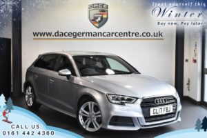 Used 2017 SILVER AUDI A3 Hatchback 1.6 TDI S LINE 5DR AUTO 109 BHP (reg. 2017-04-18) for sale in Worsley