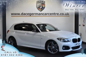 Used 2017 WHITE BMW 1 SERIES Hatchback 1.5 118I M SPORT 5DR AUTO 134 BHP (reg. 2017-09-29) for sale in Worsley