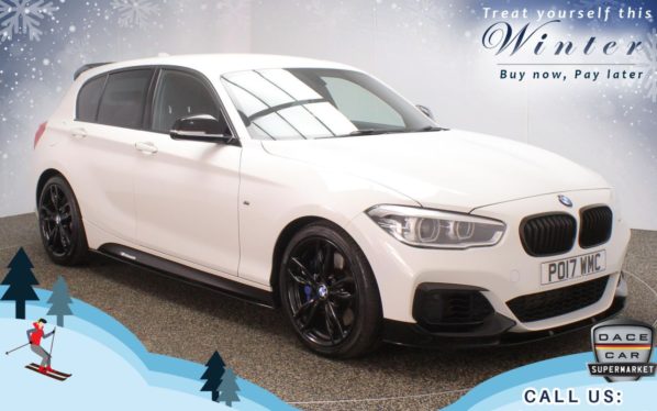 Used 2017 WHITE BMW 1 SERIES Hatchback 3.0 M140I 5d AUTO 335 BHP (reg. 2017-03-06) for sale in Oldham