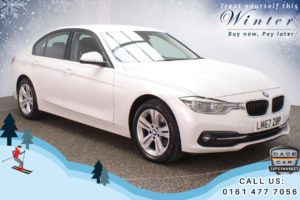 Used 2017 WHITE BMW 3 SERIES Saloon 2.0 318D SPORT 4d 148 BHP (reg. 2017-11-30) for sale in Oldham
