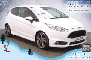 Used 2017 WHITE FORD FIESTA Hatchback 1.6 ST-3 3d 180 BHP (reg. 2017-05-31) for sale in Oldham