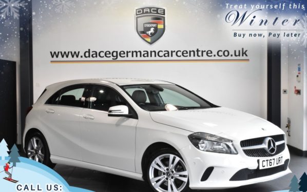 Used 2017 WHITE MERCEDES-BENZ A-CLASS Hatchback 1.6 A 160 SPORT EXECUTIVE 5DR 102 BHP (reg. 2017-11-28) for sale in Worsley