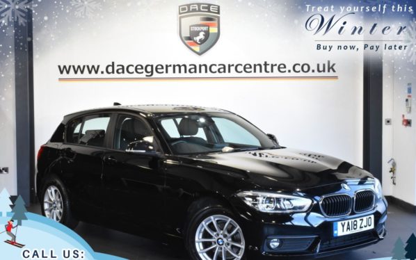 Used 2018 BLACK BMW 1 SERIES Hatchback 1.5 116D SE BUSINESS 5DR  AUTO 114 BHP (reg. 2018-07-25) for sale in Worsley