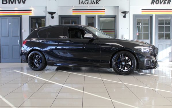 Used 2018 BLACK BMW 1 SERIES Hatchback 3.0 M140I SHADOW EDITION 5d AUTO 335 BHP (reg. 2018-03-05) for sale in Bredbury