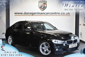 Used 2018 BLACK BMW 3 SERIES Saloon 2.0 320D M SPORT 4DR AUTO 188 BHP  and pound;3k OF EXTRAS (reg. 2018-07-17) for sale in Worsley