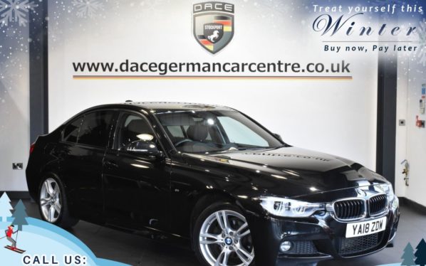 Used 2018 BLACK BMW 3 SERIES Saloon 2.0 320D M SPORT 4DR AUTO 188 BHP  and pound;3k OF EXTRAS (reg. 2018-07-17) for sale in Worsley
